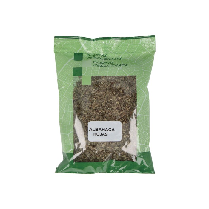 Albahaca hoja triturada, 50g.