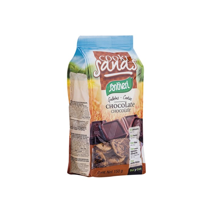 Galletas Cookisana de chocolate, 150g.