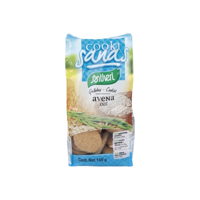 Galletas Cookisana avena, 150g.