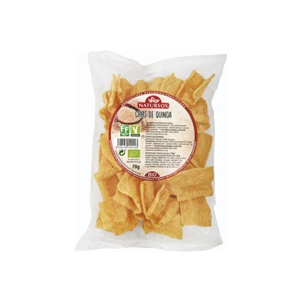 Chips de Quinoa Ecológicos, 70g.