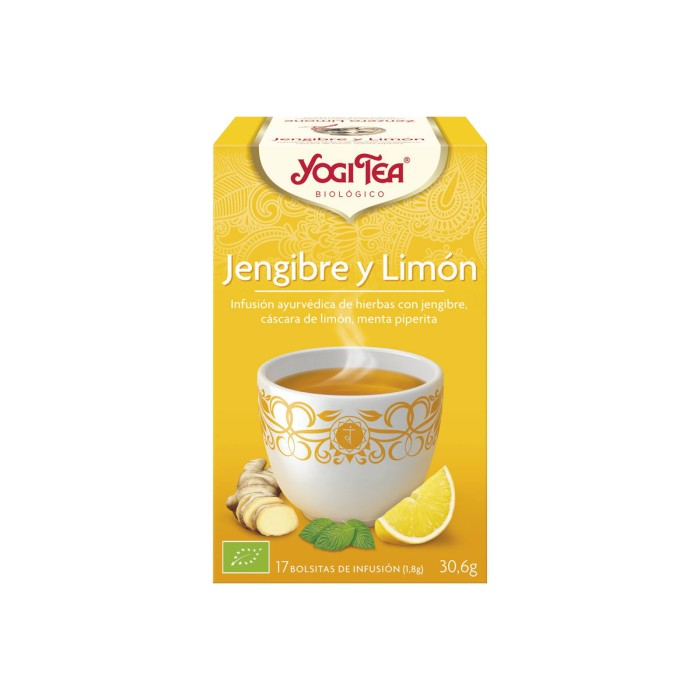 Yogi Tea "Jengibre y Limón", 17 Bolsitas