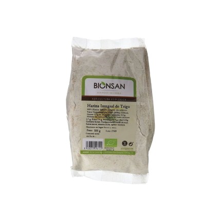 Harina de Trigo Integral Ecológica, 500g.
