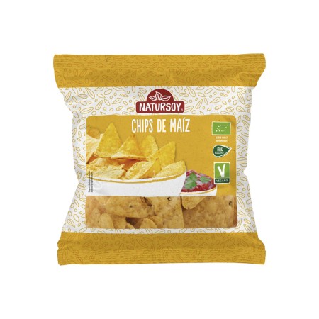 Chips de maíz Ecológicos, 75g.