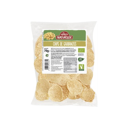 Chips de garbanzo Ecológicos, 70g.