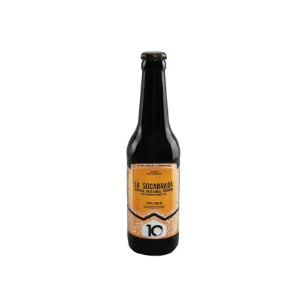 Cerveza La Socarrada, 33cl.