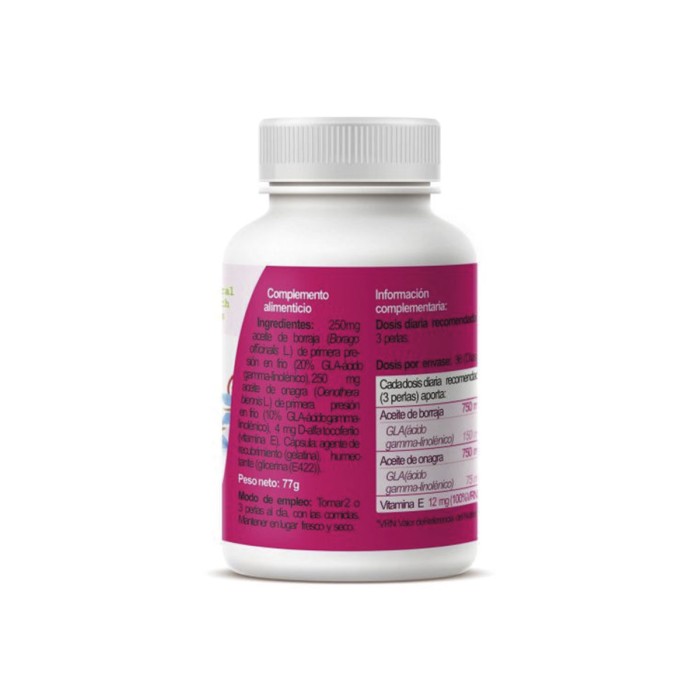 Onagra y borraja, 110 Perlas de 700mg. 3