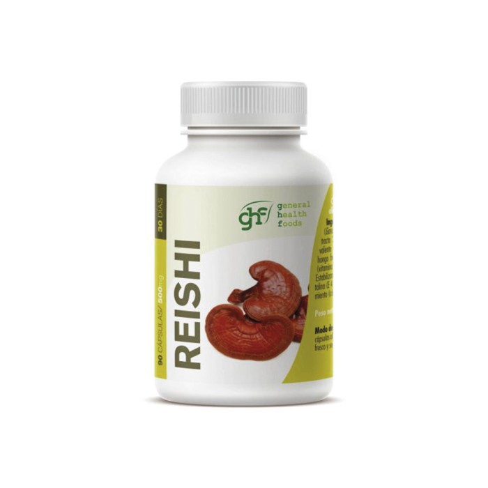 Reishi, 90 Capsulas de 500mg. 1