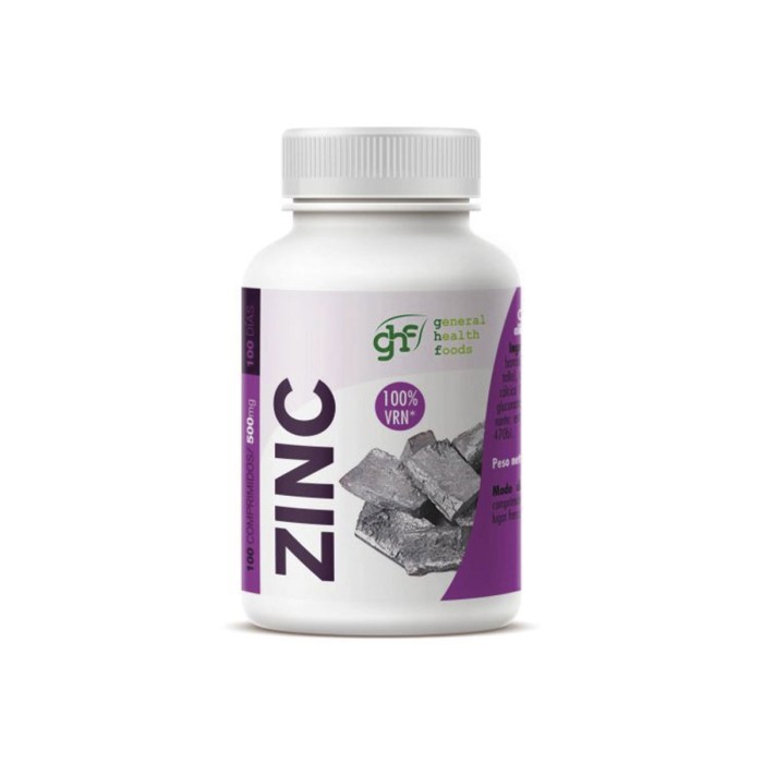 Zinc , 100 Comprimidos de 500mg. 1