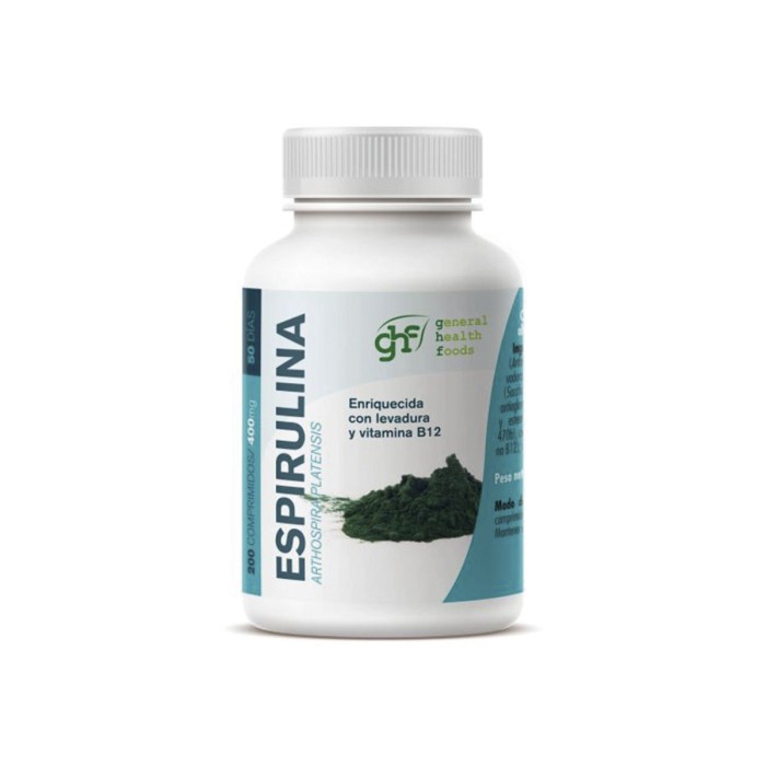 Espirulina, 200 comprimidos de 400mg. 1