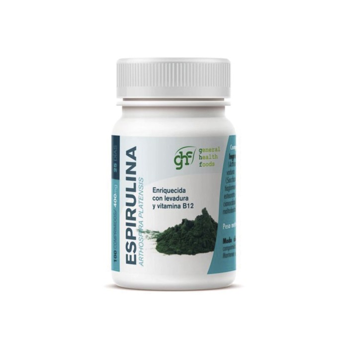 Espirulina, 100 Comprimidos de 400mg. 1