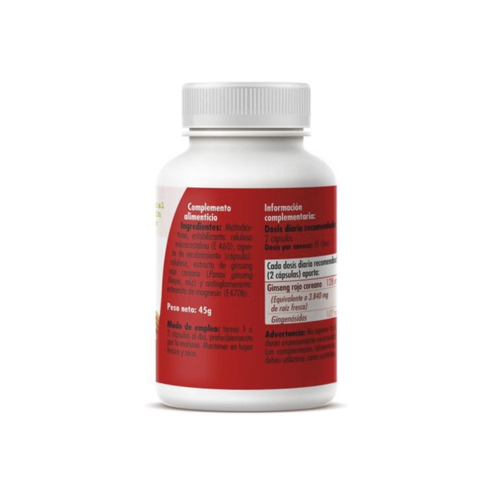 Ginseng Rojo Coreano, 90 Cápsulas de 500mg. 3