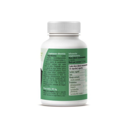 Carbón Activo, 90 Cápsulas de 550mg. 3