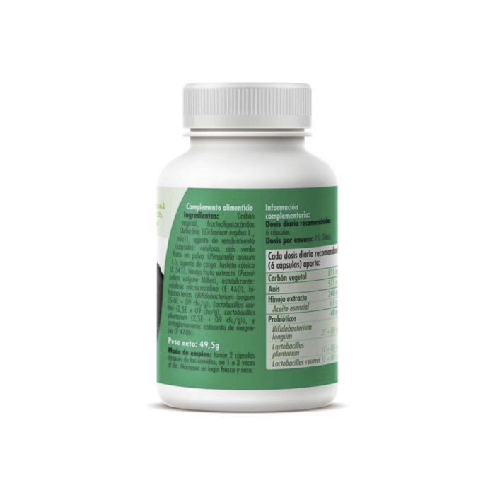 Carbón Activo, 90 Cápsulas de 550mg. 3