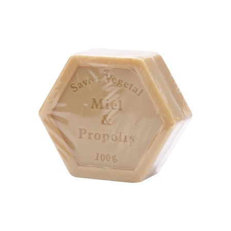 Jabón Hexagonal de Miel y Propóleo, 90g.