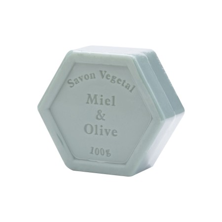 Jabón Hexagonal de Miel y Oliva, 90g.