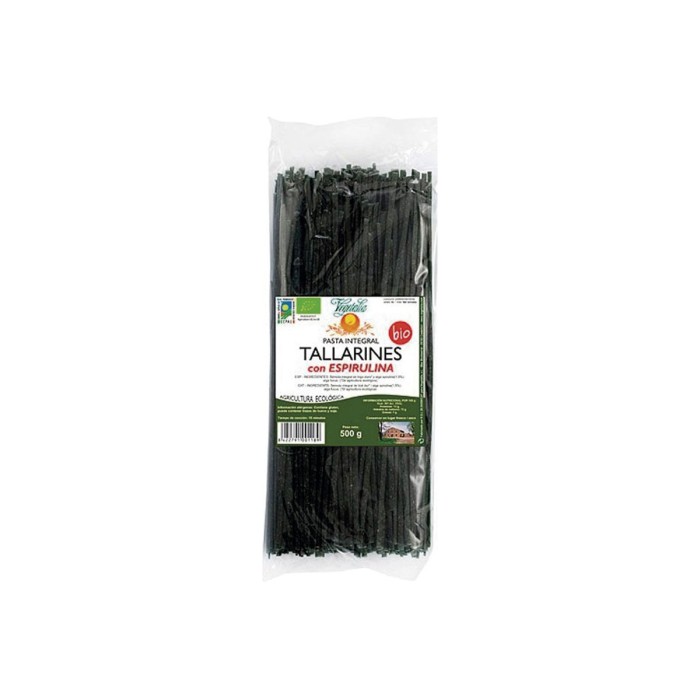 Tallarines de Alga Espirulina Ecológicos, 500g.
