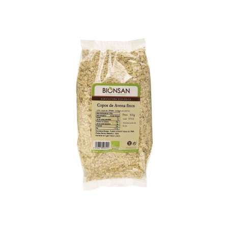 Copos de Avena finos Ecológicos, 500g.