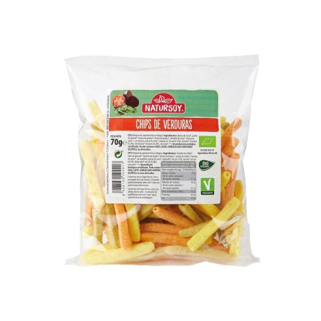 Chips de Verduras Ecológicos, 70g.