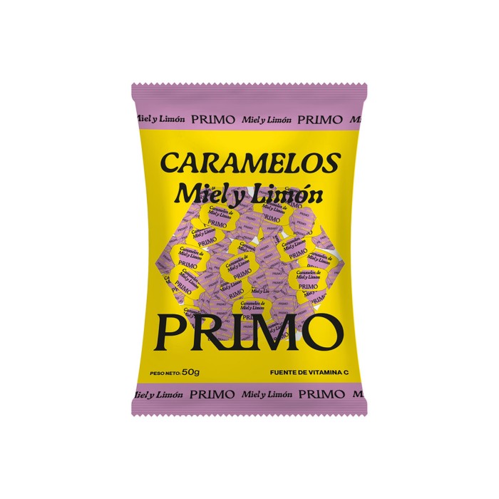 Caramelos de miel y limón, 50g.