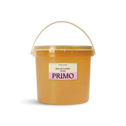 Miel de Flores Cruda, 5Kg.