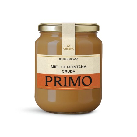 Miel de Montaña Cruda, 500g.