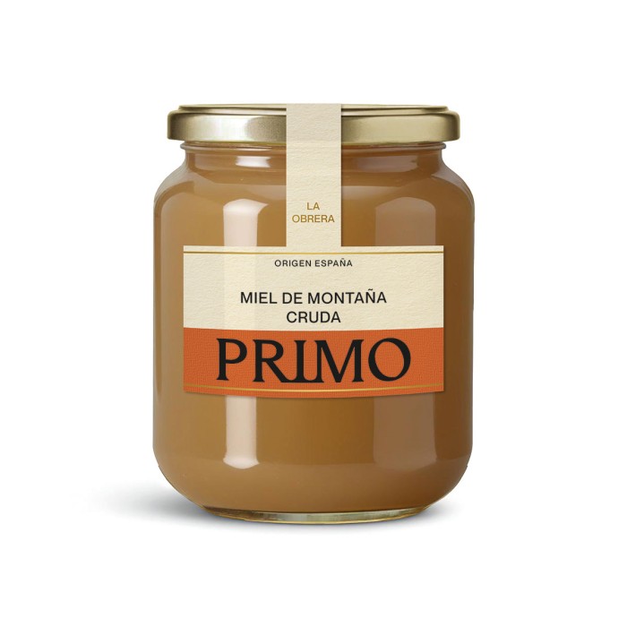 Miel de Montaña Cruda, 950g.