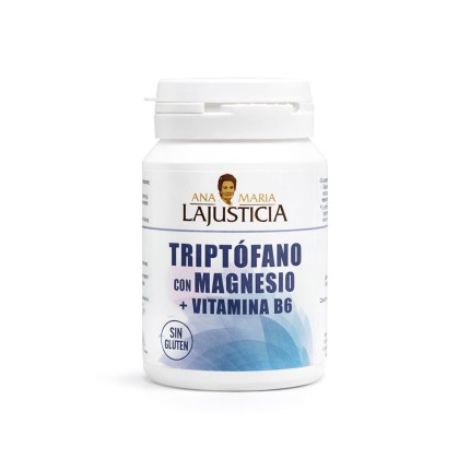 Triptófano con Magnesio + Vitamina B6, 60 Comprimidos