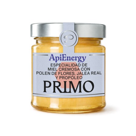 Miel Cremosa con Polen de Flores, Jalea Real y Propóleo, 250g. 1