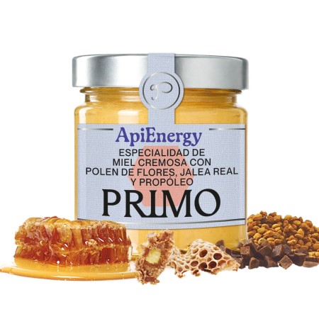 Miel Cremosa con Polen de Flores, Jalea Real y Propóleo, 250g. 2
