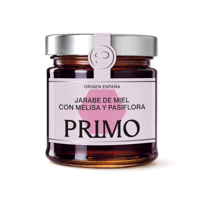 Jarabe de Miel con Melisa y Pasiflora, 250g. 1