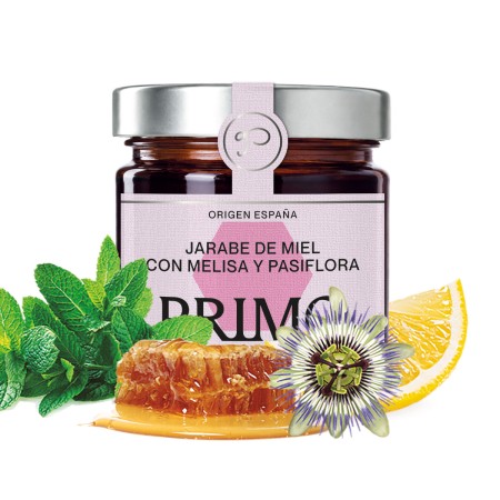 Jarabe de Miel con Melisa y Pasiflora, 250g. 2