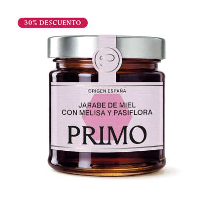 Jarabe de Miel con Melisa y Pasiflora, 250g. Oferta 1