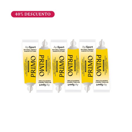 Gel Energético Apisport Sabor Plátano, Caja 6 tubos Oferta 1