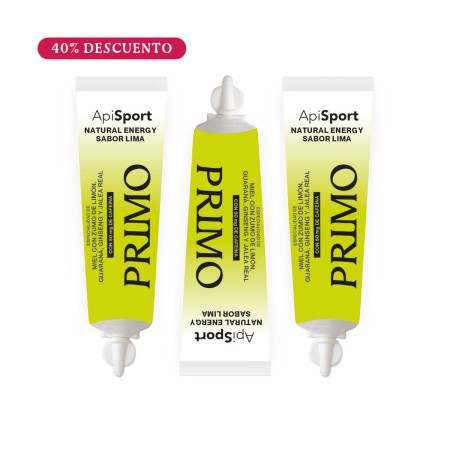 Gel Energético Apisport Sabor Lima, Estuche 3 tubos Oferta 1