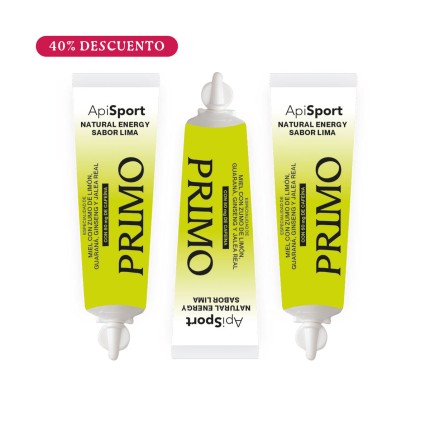 Gel Energético Apisport Sabor Lima, Estuche 3 tubos Oferta 1