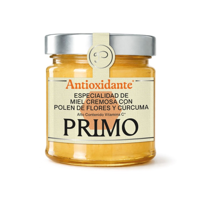 Especialidad de Miel Cremosa con Polen de Flores y Cúrcuma, 250g. 1