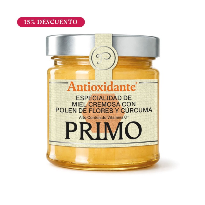 Especialidad de Miel Cremosa con Polen de Flores y Cúrcuma, 250g. Oferta 1
