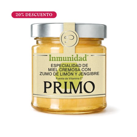 Especialidad de Miel Cremosa con Jengibre y Limón, 250g. Oferta