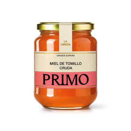 Miel de Tomillo Cruda, 500g. Primo