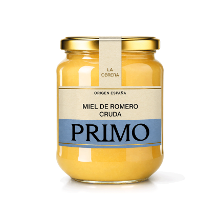 Miel de Romero Cruda, 500g. Primo