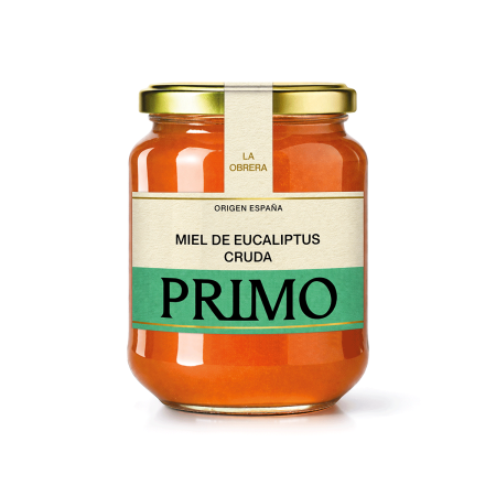 Miel de Eucaliptus Cruda, 500g. Primo