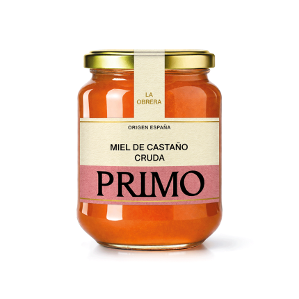 Miel de Castaño Cruda, 500g. Primo