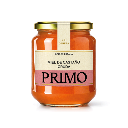 Miel de Castaño Cruda, 950g. Primo