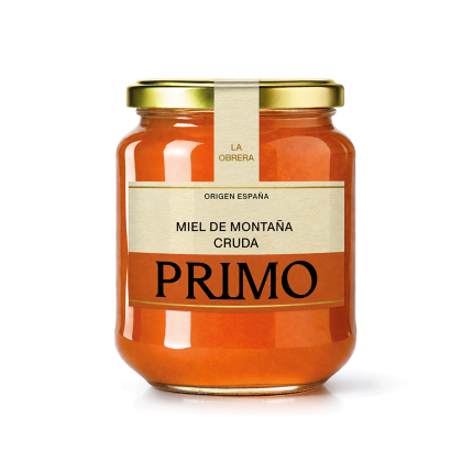 Miel de Montaña Cruda, 950g. Primo
