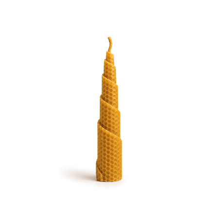 Vela espiral 100% cera pura de abeja Primo