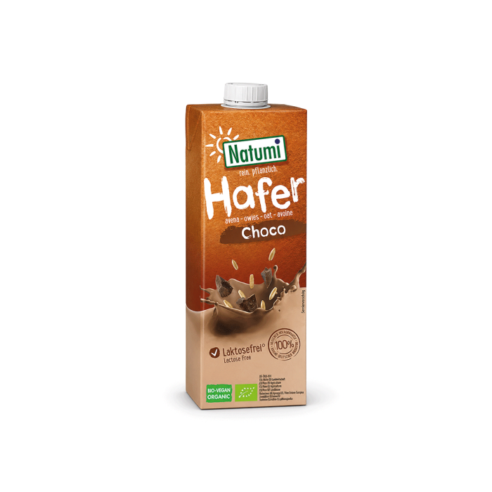 Bebida de Avena, Chocolate y Calcio, 1litro.