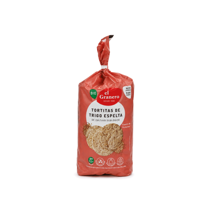 Tortitas de Trigo Espelta, 100g.