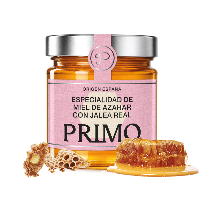 Especialidad de Miel de Azahar con Jalea Real, 250g. Primo 2