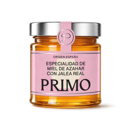 Especialidad de Miel de Azahar con Jalea Real, 250g. primo