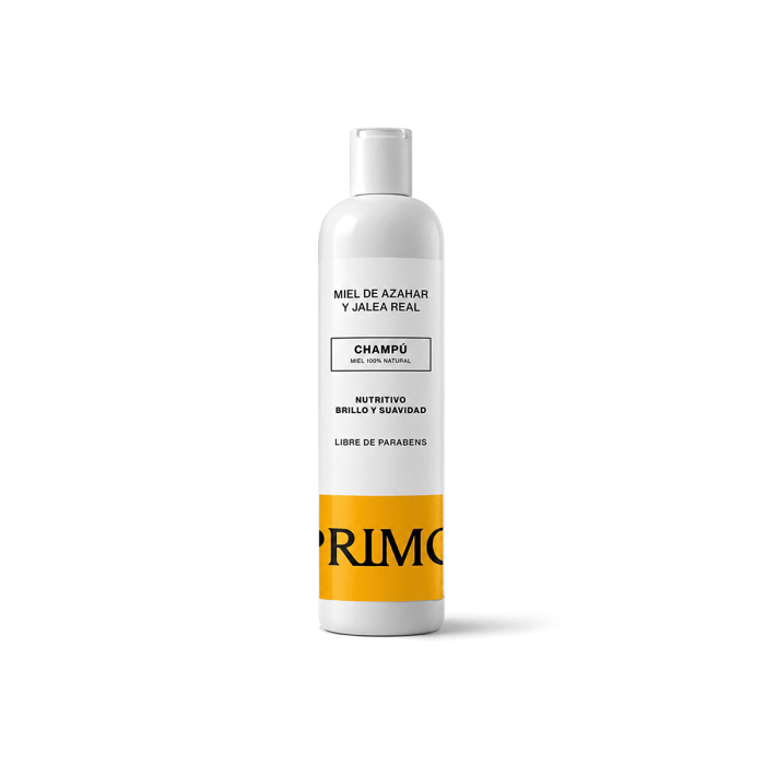 Champú Nutritivo de Miel de Azahar con Jalea Real, 250ml. Primo